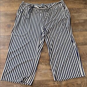 Anybody Striped Wide-Leg Pants Wimens Size 3X